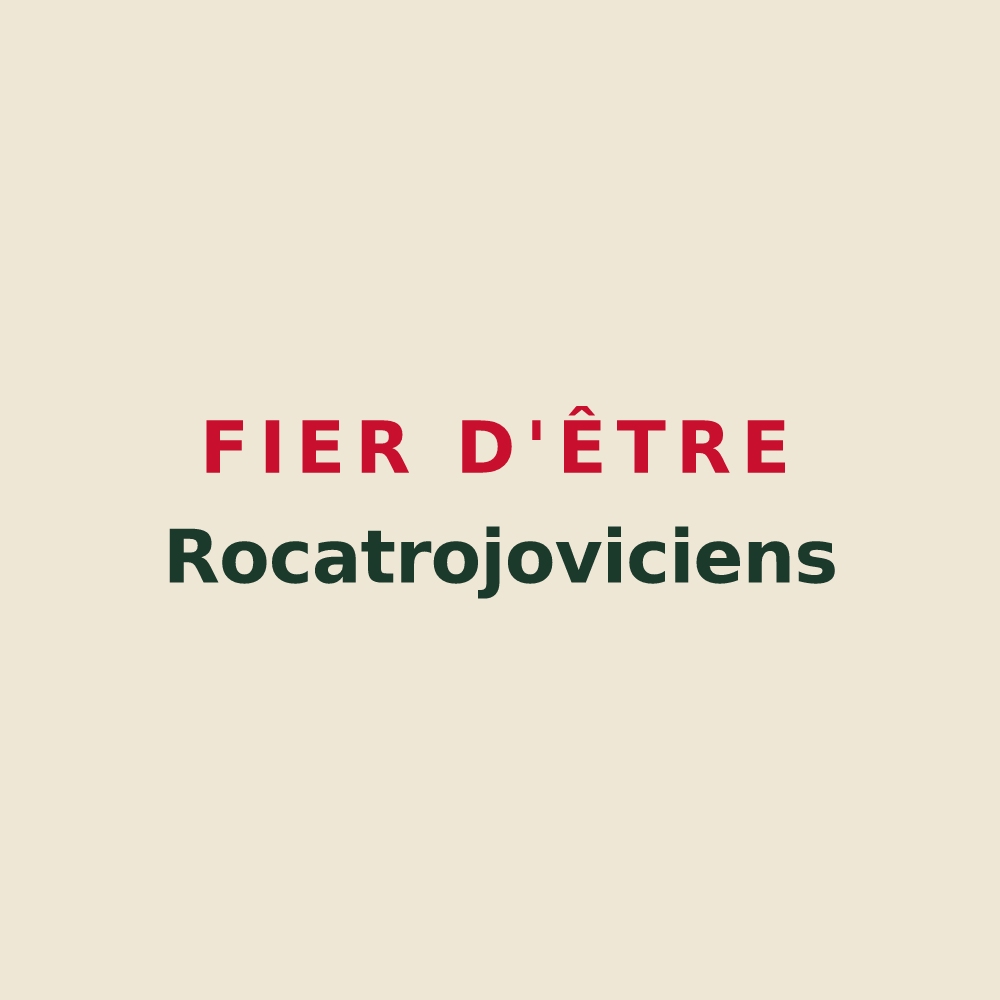 Tote bag « Fier d'être Rocatrojoviciens » — design pour Rochetrejoux
