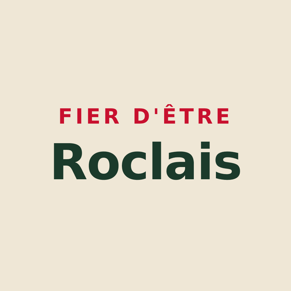 Tote bag « Fier d'être Roclais » — design pour Rocles