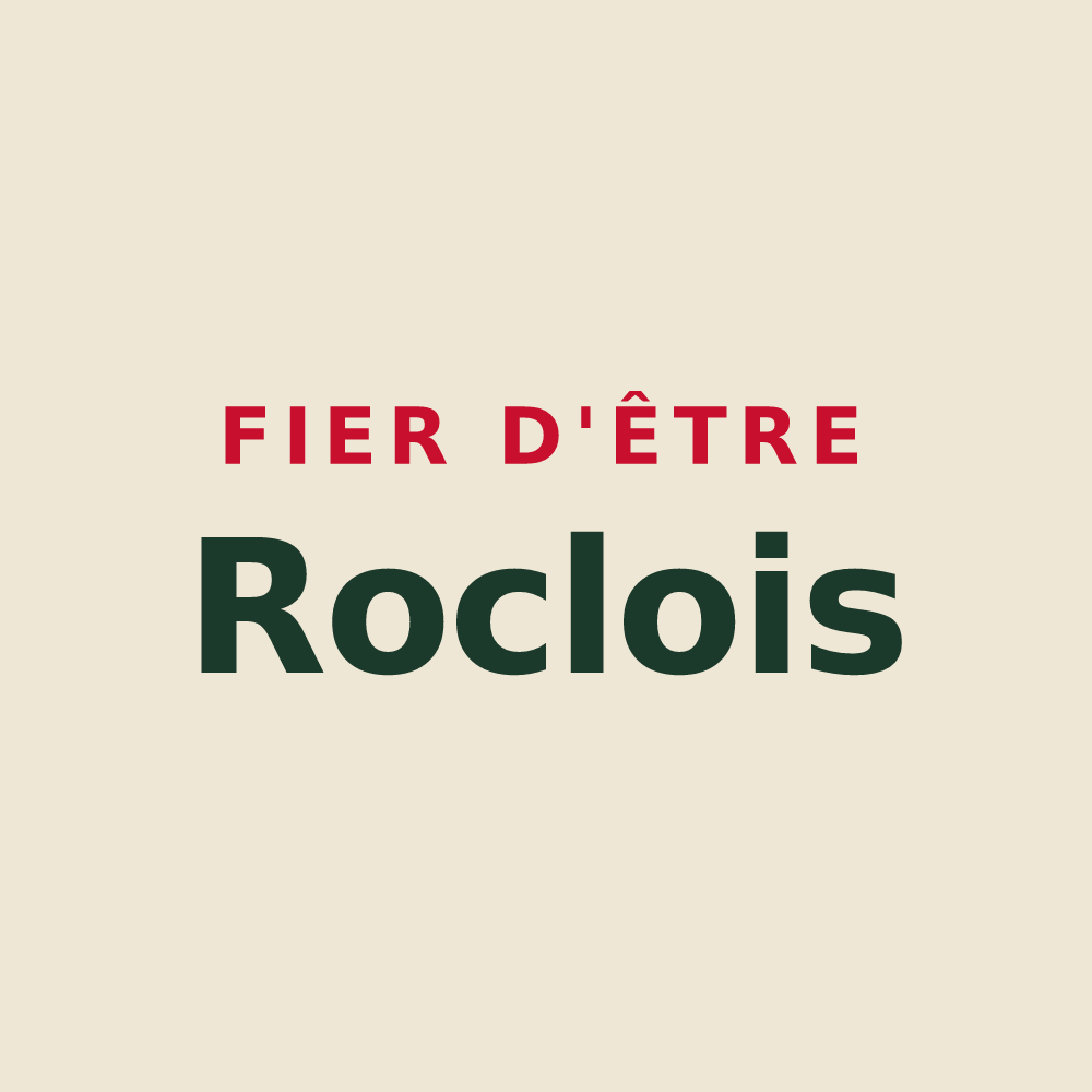Tote bag « Fier d'être Roclois » — design pour Rocles