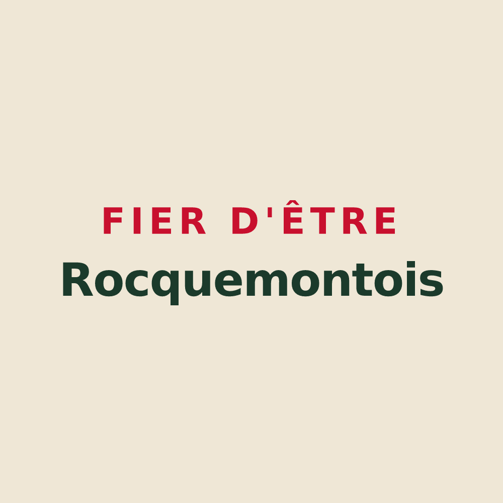 Tote bag « Fier d'être Rocquemontois » — design pour Rocquemont