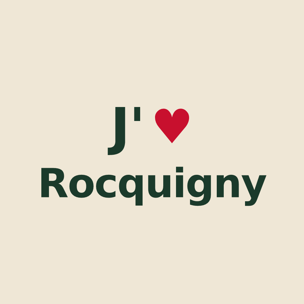 Tote bag personnalisé Rocquigny — design J'aime Rocquigny