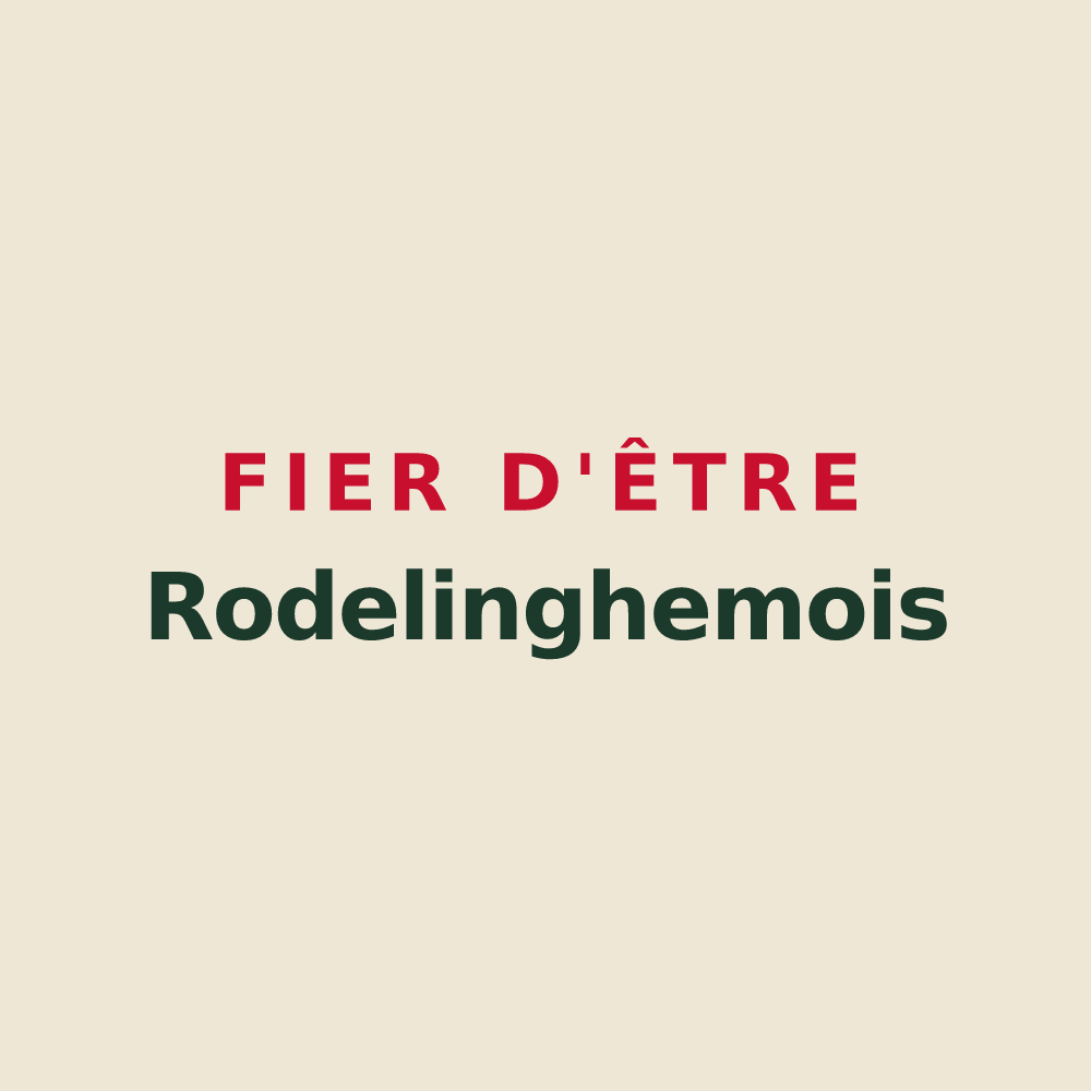 Tote bag « Fier d'être Rodelinghemois » — design pour Rodelinghem