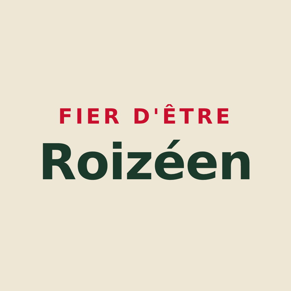Tote bag « Fier d'être Roizéen » — design pour Roëzé-sur-Sarthe