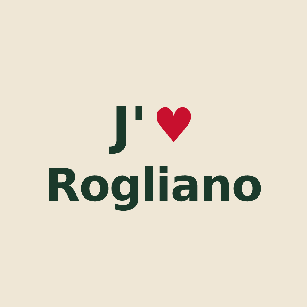 Tote bag personnalisé Rogliano — design J'aime Rogliano