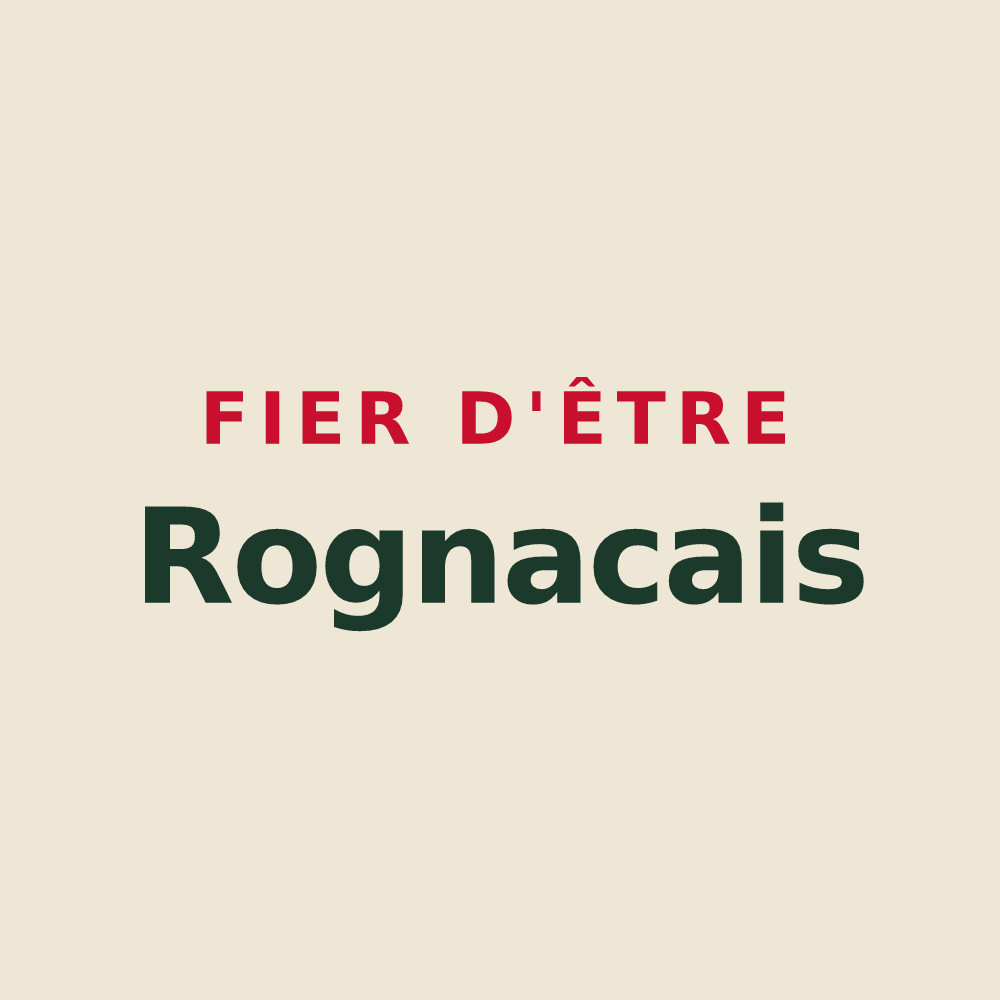 Tote bag « Fier d'être Rognacais » — design pour Rognac