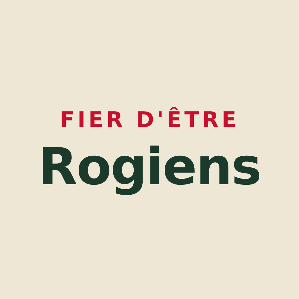 Tote bag « Fier d'être Rogiens » — design pour Rogy