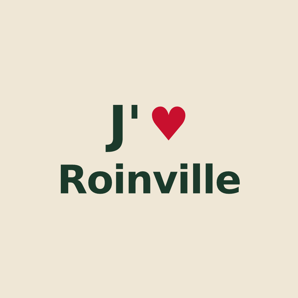 Tote bag personnalisé Roinville — design J'aime Roinville