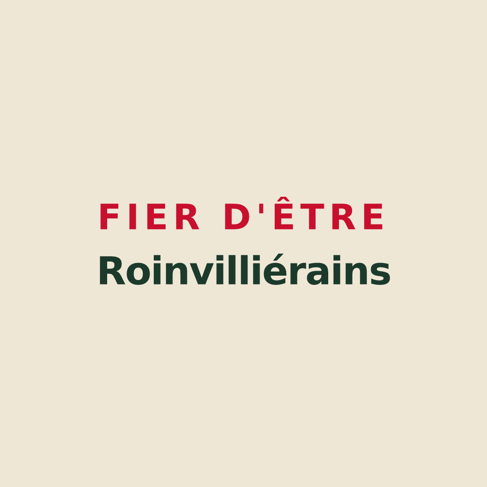 Tote bag « Fier d'être Roinvilliérains » — design pour Roinvilliers