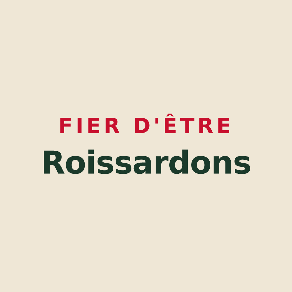 Tote bag « Fier d'être Roissardons » — design pour Roissard