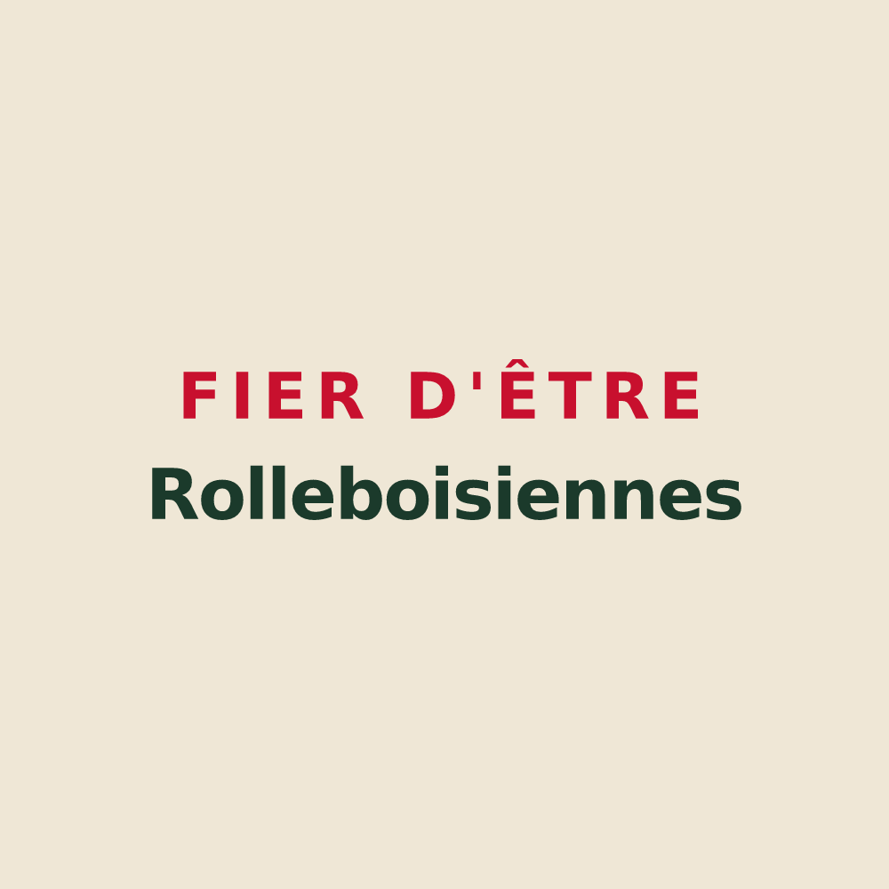 Tote bag « Fier d'être Rolleboisiennes » — design pour Rolleboise