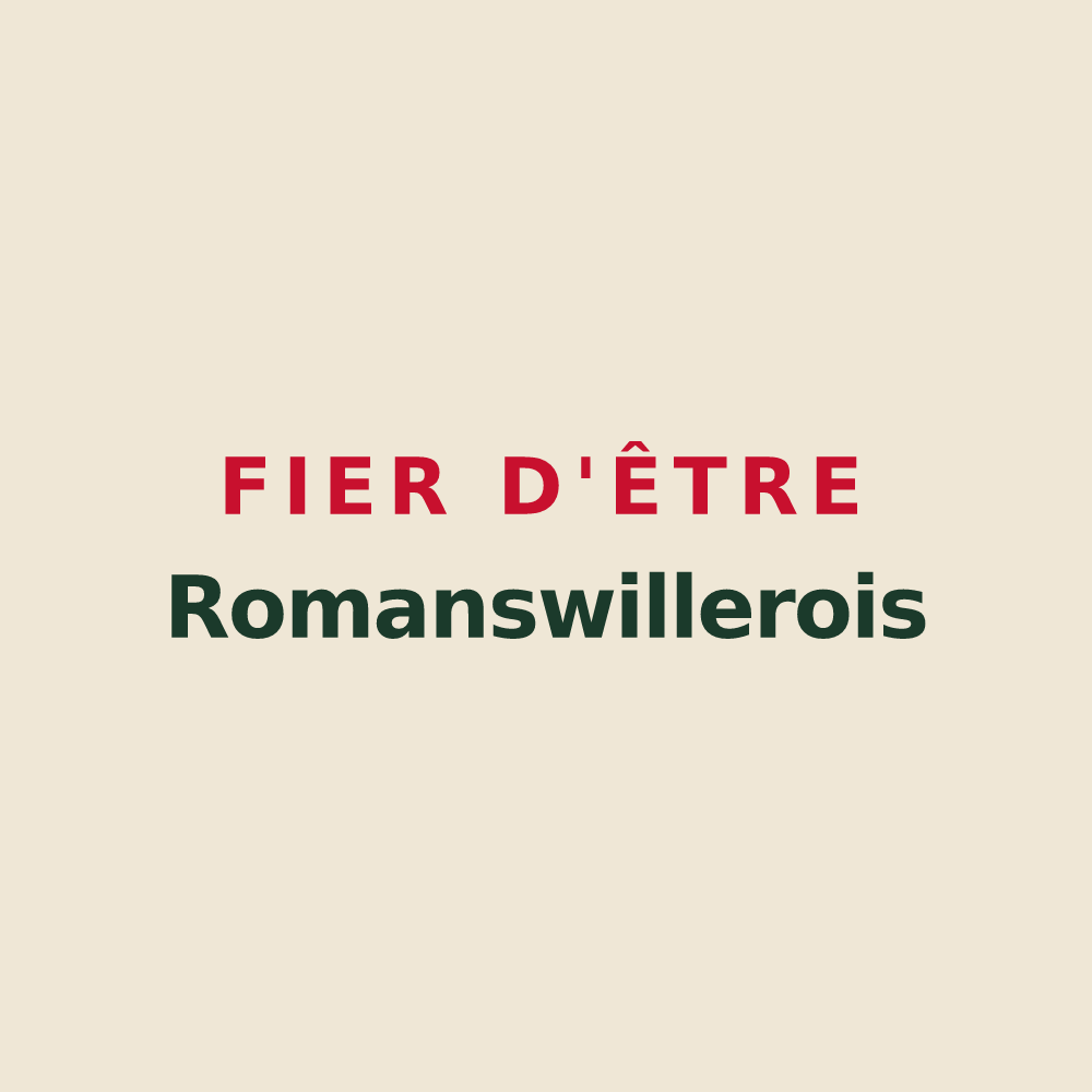 Tote bag « Fier d'être Romanswillerois » — design pour Romanswiller