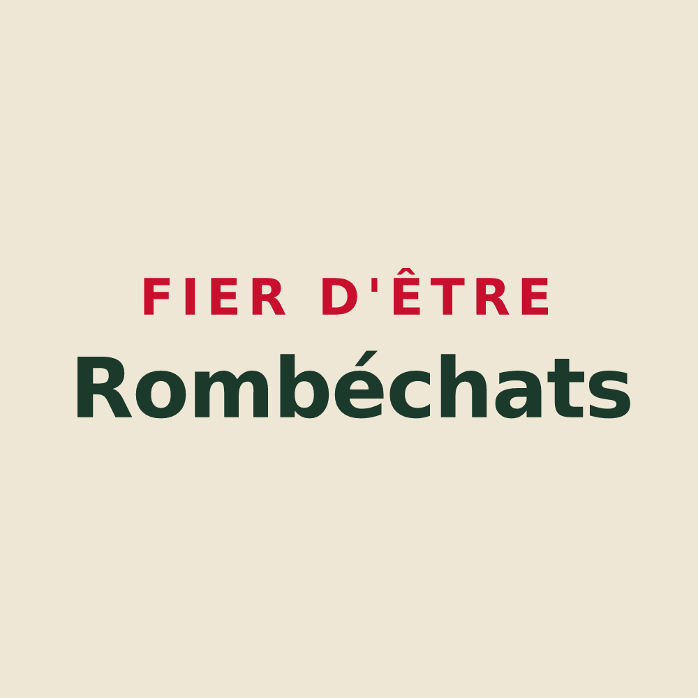 Tote bag « Fier d'être Rombéchats » — design pour Rombach-le-Franc