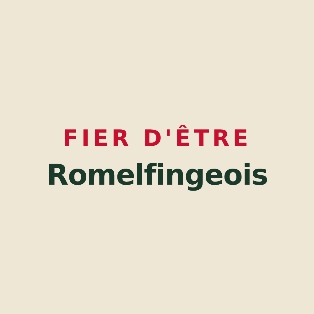 Tote bag « Fier d'être Romelfingeois » — design pour Romelfing