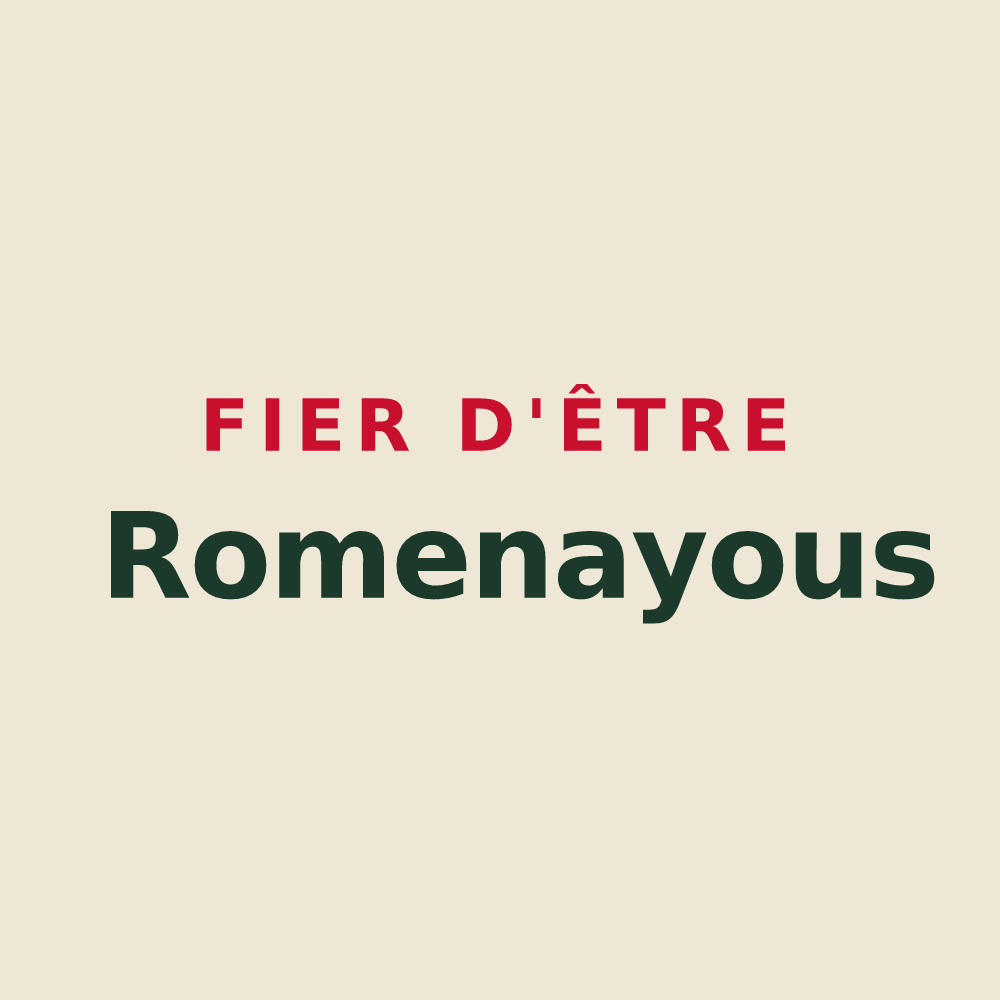 Tote bag « Fier d'être Romenayous » — design pour Romenay