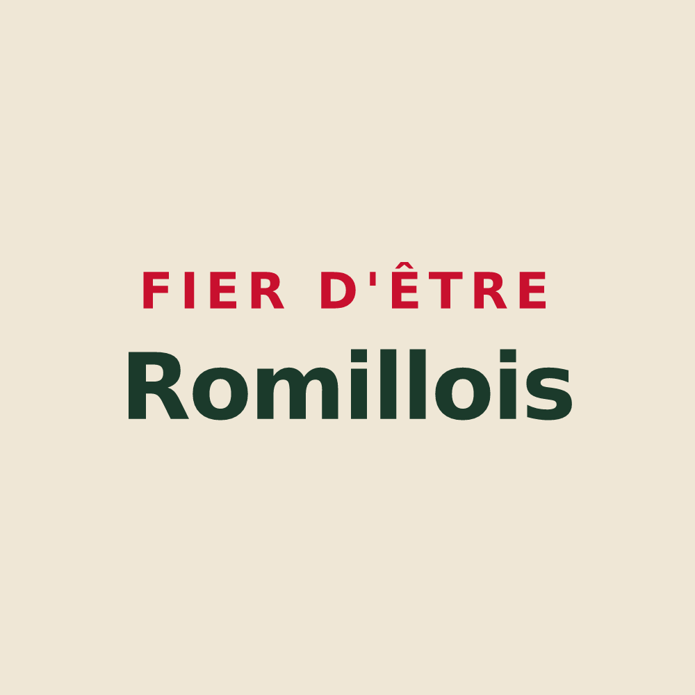 Tote bag « Fier d'être Romillois » — design pour Romilly-sur-Andelle