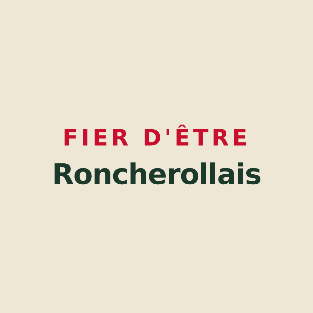 Tote bag « Fier d'être Roncherollais » — design pour Roncherolles-en-Bray