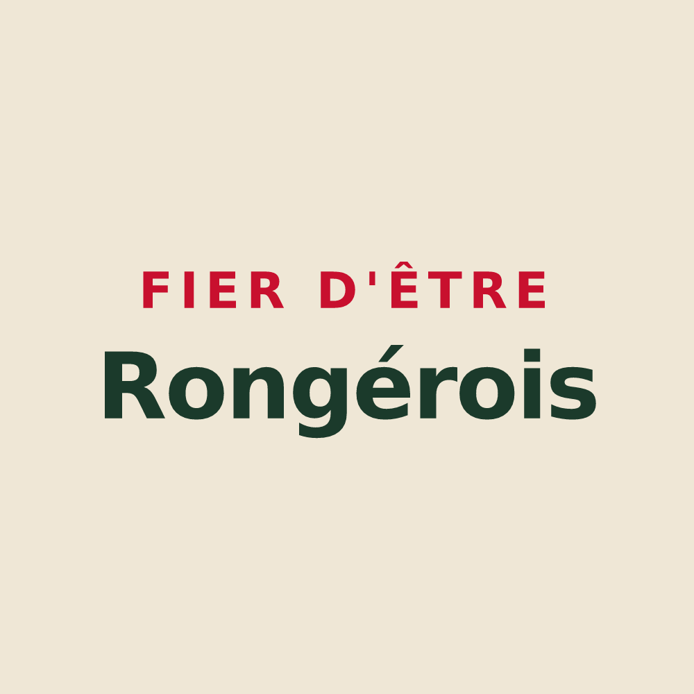 Tote bag « Fier d'être Rongérois » — design pour Rongères