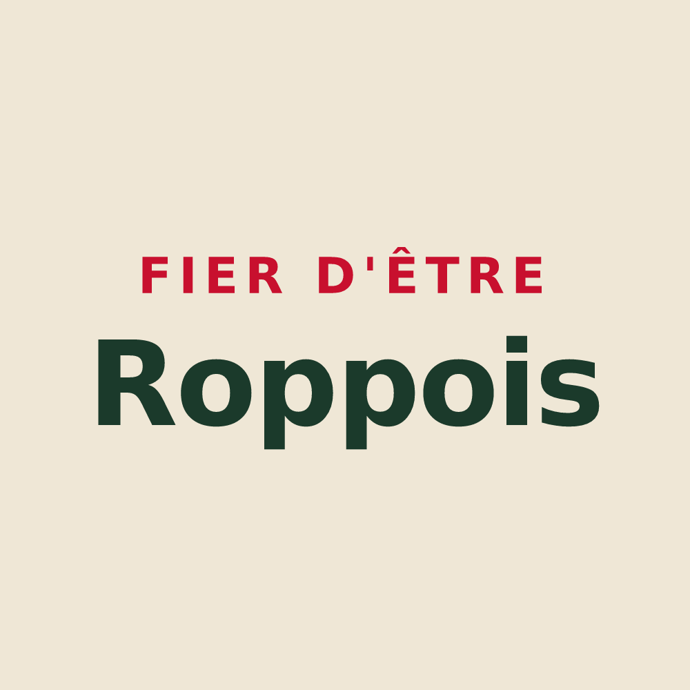 Tote bag « Fier d'être Roppois » — design pour Roppe