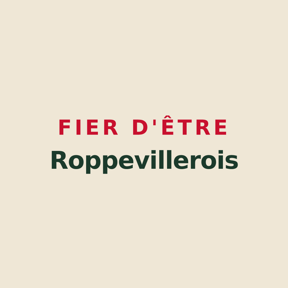 Tote bag « Fier d'être Roppevillerois » — design pour Roppeviller