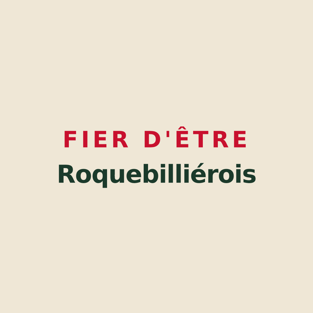 Tote bag « Fier d'être Roquebilliérois » — design pour Roquebillière