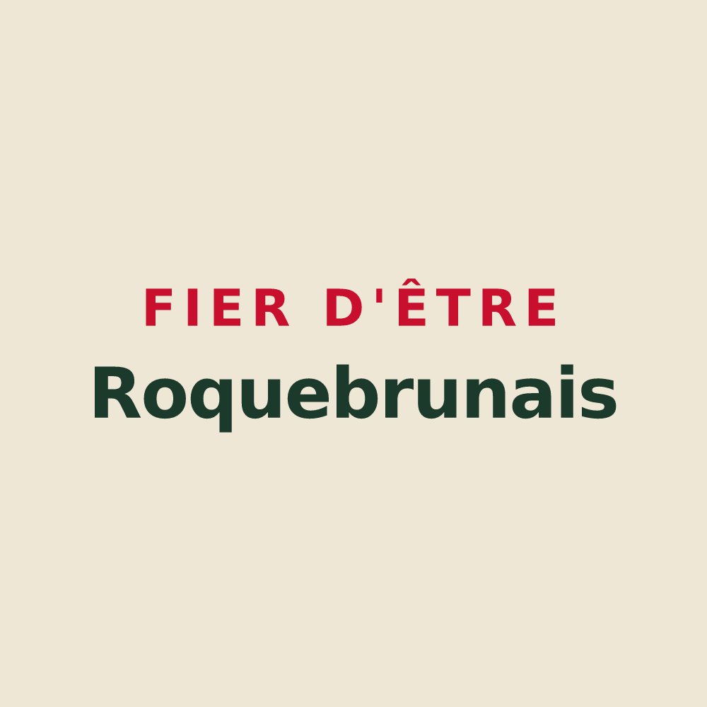 Tote bag « Fier d'être Roquebrunais » — design pour Roquebrun