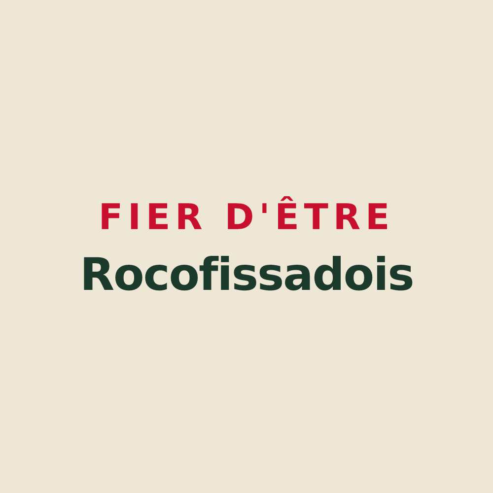Tote bag « Fier d'être Rocofissadois » — design pour Roquefixade