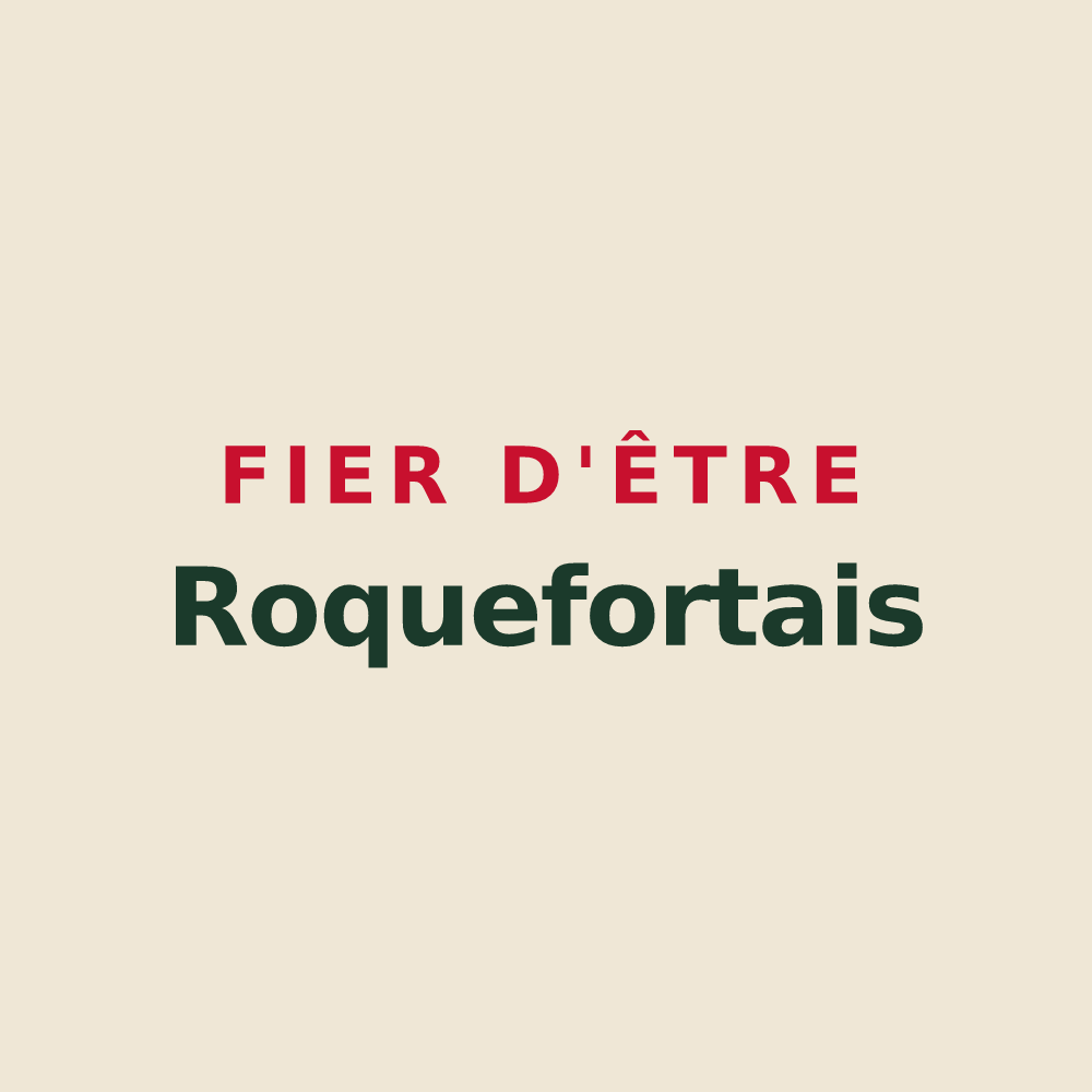 Tote bag « Fier d'être Roquefortais » — design pour Roquefort-sur-Soulzon