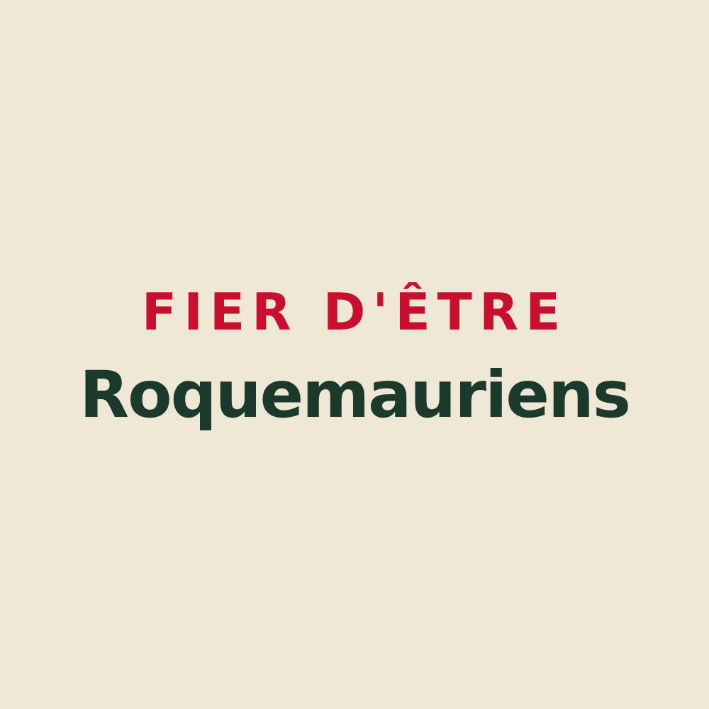Tote bag « Fier d'être Roquemauriens » — design pour Roquemaure