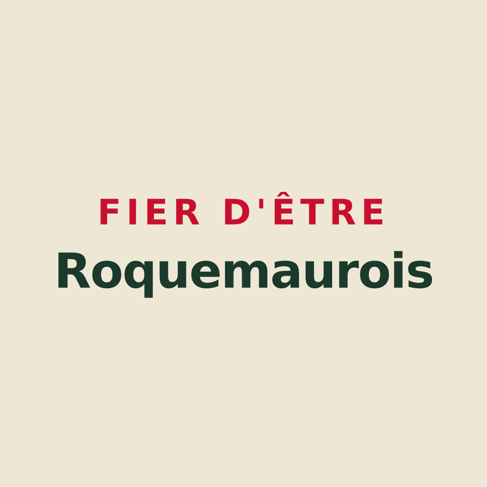 Tote bag « Fier d'être Roquemaurois » — design pour Roquemaure