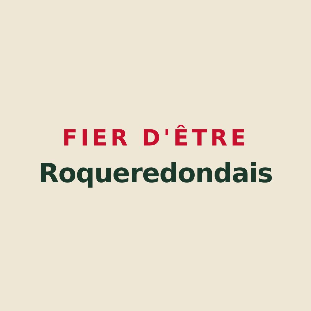Tote bag « Fier d'être Roqueredondais » — design pour Roqueredonde