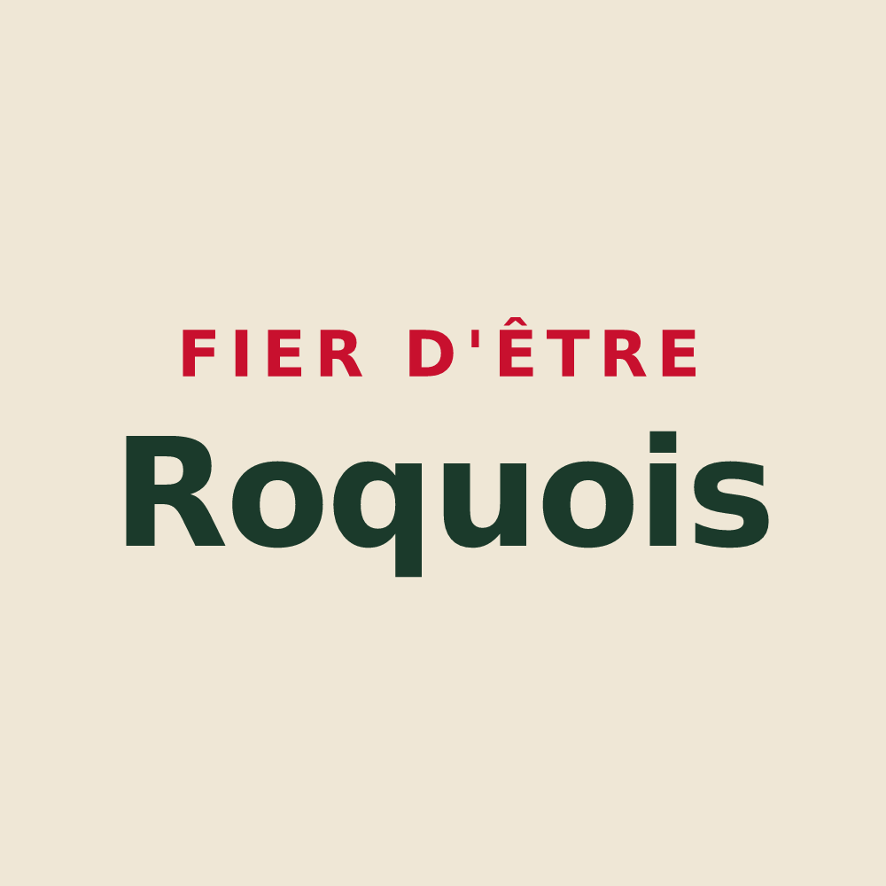 Tote bag « Fier d'être Roquois » — design pour Roques