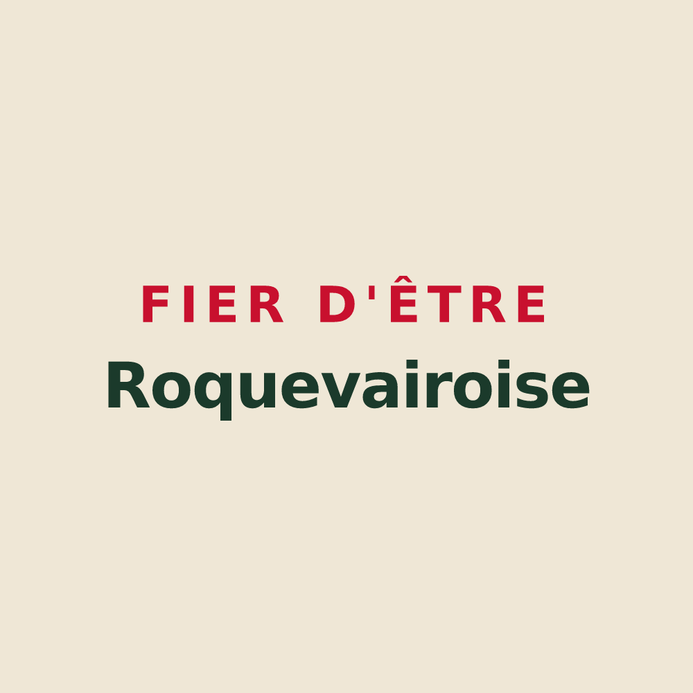 Tote bag « Fier d'être Roquevairoise » — design pour Roquevaire