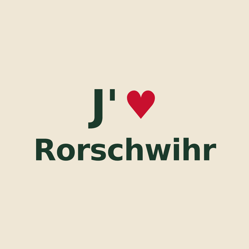 Tote bag personnalisé Rorschwihr — design J'aime Rorschwihr