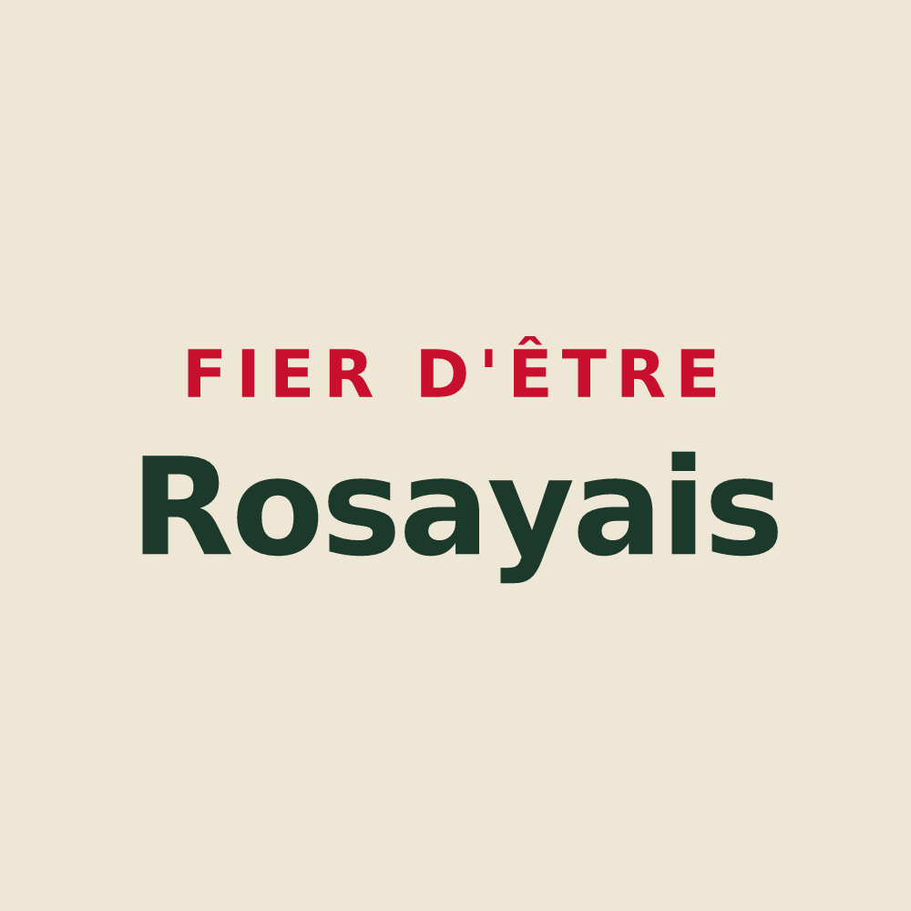 Tote bag « Fier d'être Rosayais » — design pour Rosay