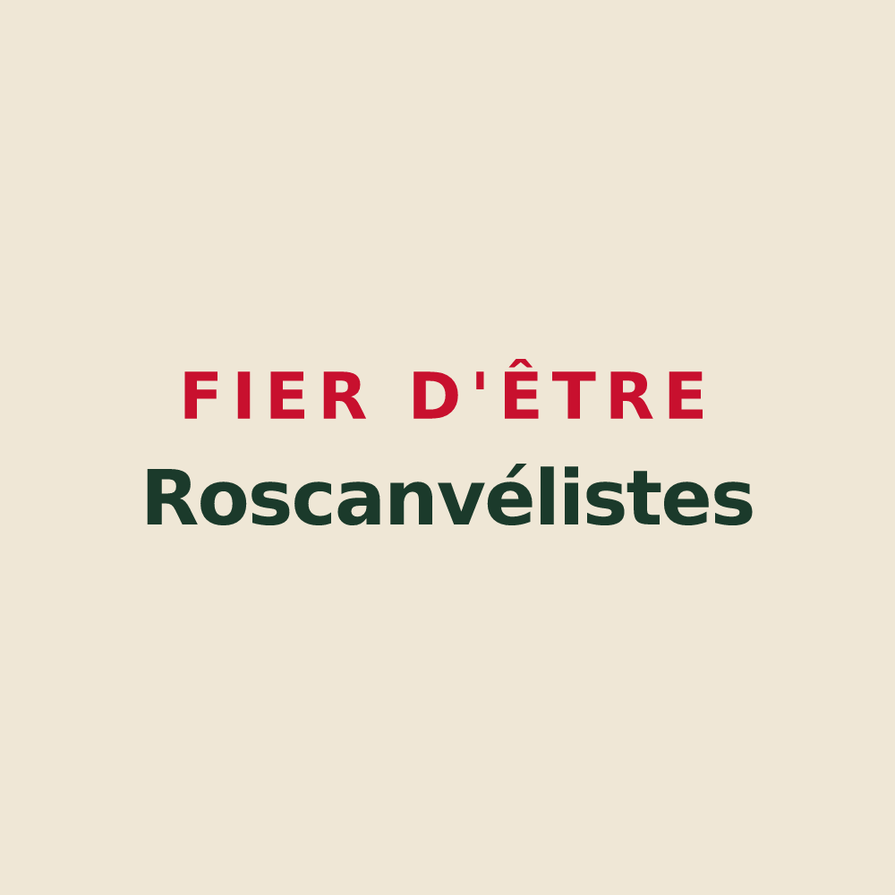 Tote bag « Fier d'être Roscanvélistes » — design pour Roscanvel
