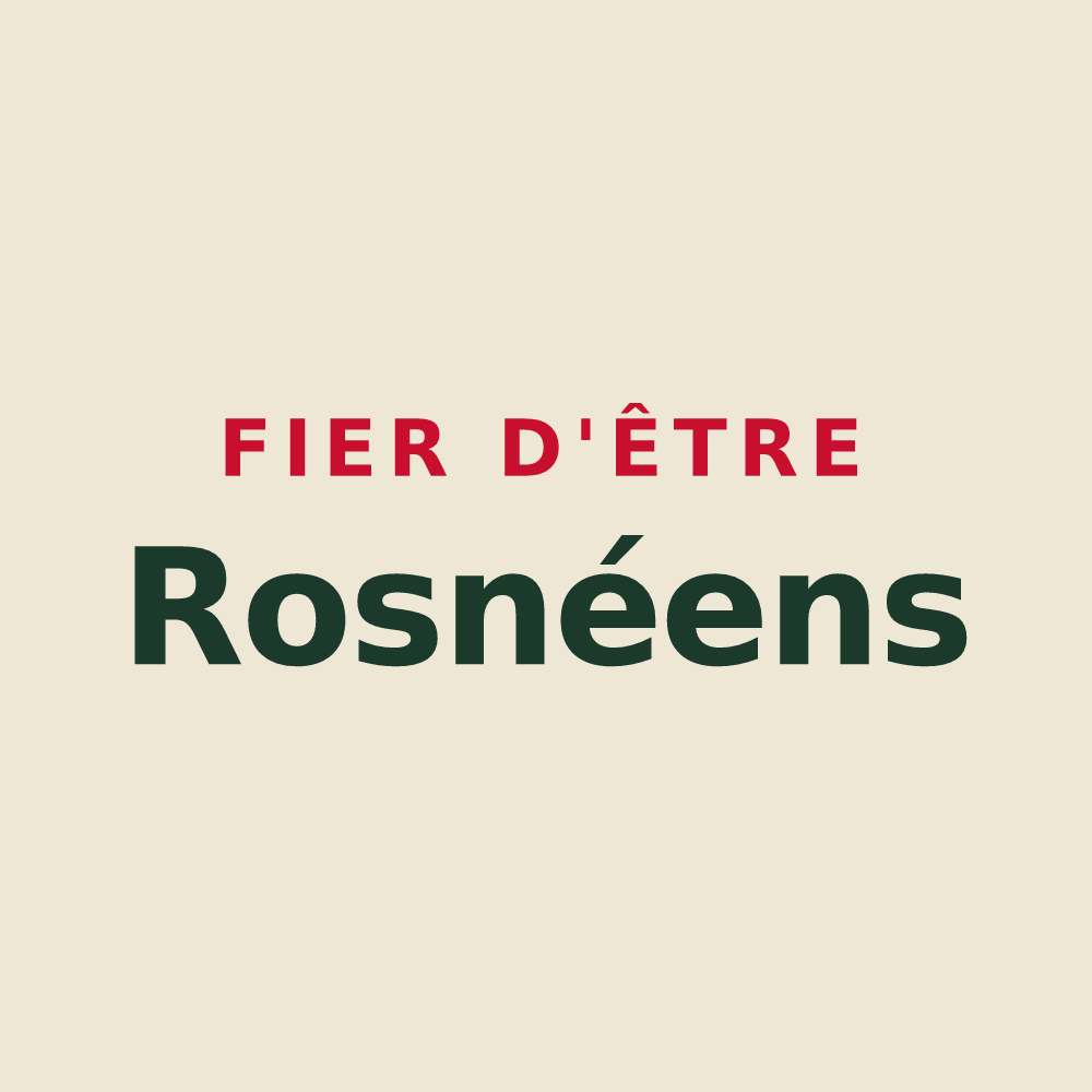 Tote bag « Fier d'être Rosnéens » — design pour Rosny-sous-Bois