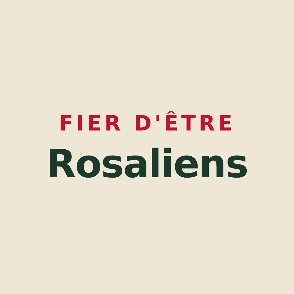 Tote bag « Fier d'être Rosaliens » — design pour Rosoy-en-Multien