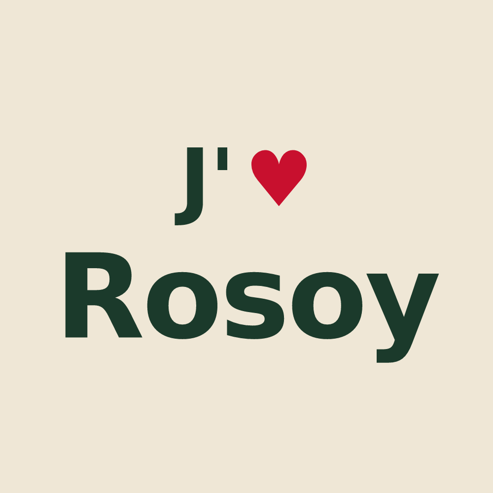 Tote bag personnalisé Rosoy — design J'aime Rosoy