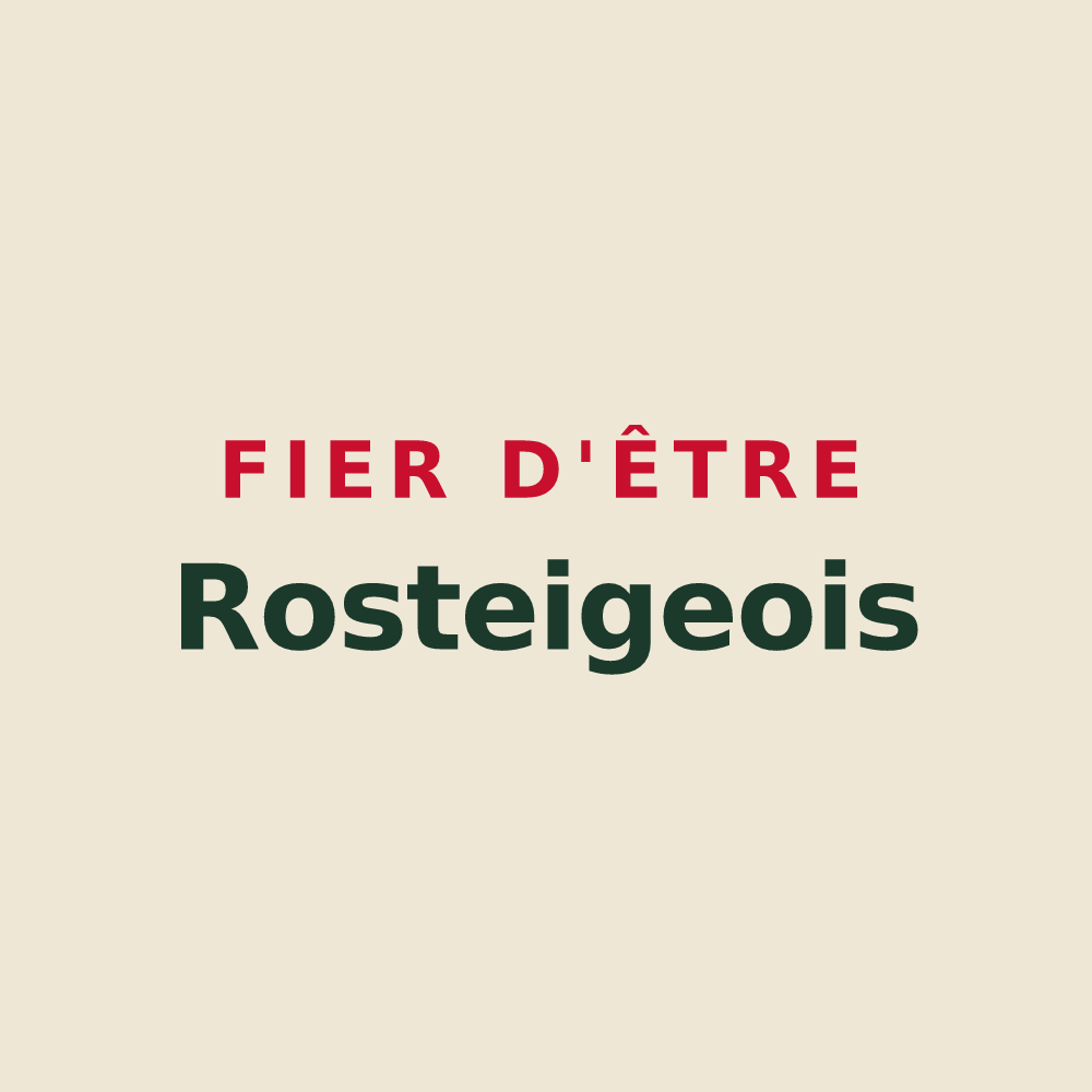 Tote bag « Fier d'être Rosteigeois » — design pour Rosteig