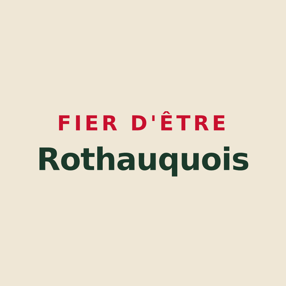 Tote bag « Fier d'être Rothauquois » — design pour Rothau