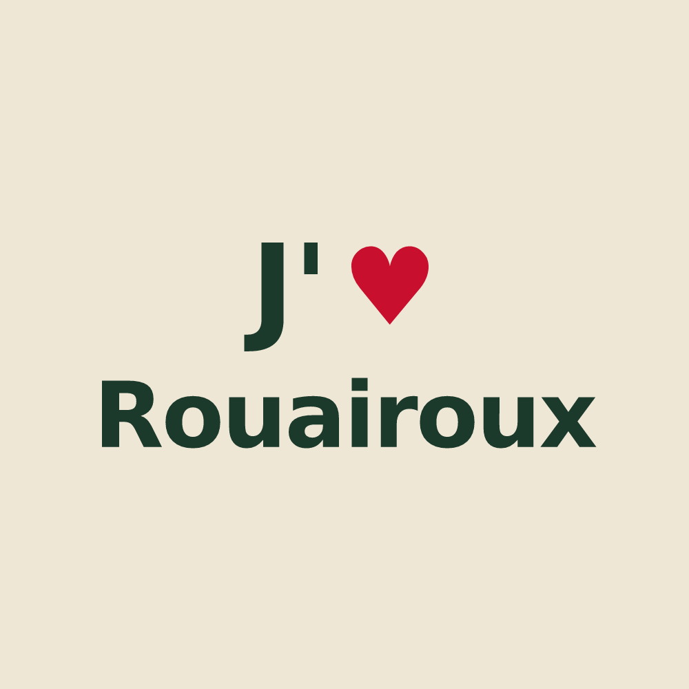 Tote bag personnalisé Rouairoux — design J'aime Rouairoux