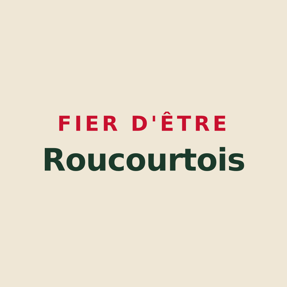 Tote bag « Fier d'être Roucourtois » — design pour Roucourt