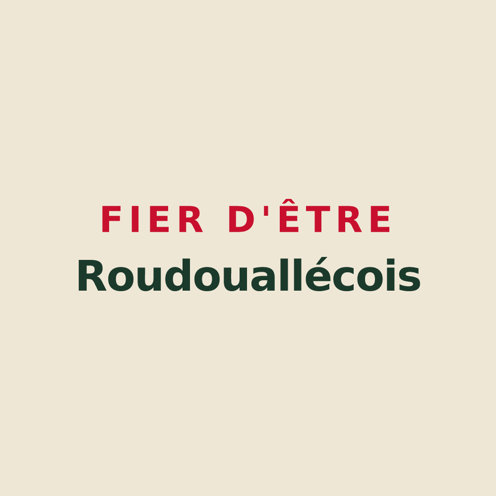 Tote bag « Fier d'être Roudouallécois » — design pour Roudouallec