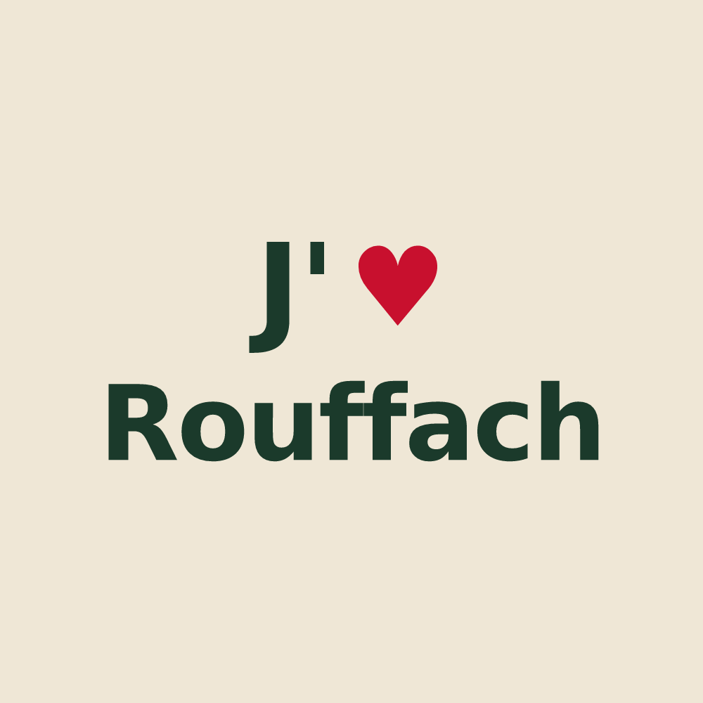 Tote bag personnalisé Rouffach — design J'aime Rouffach