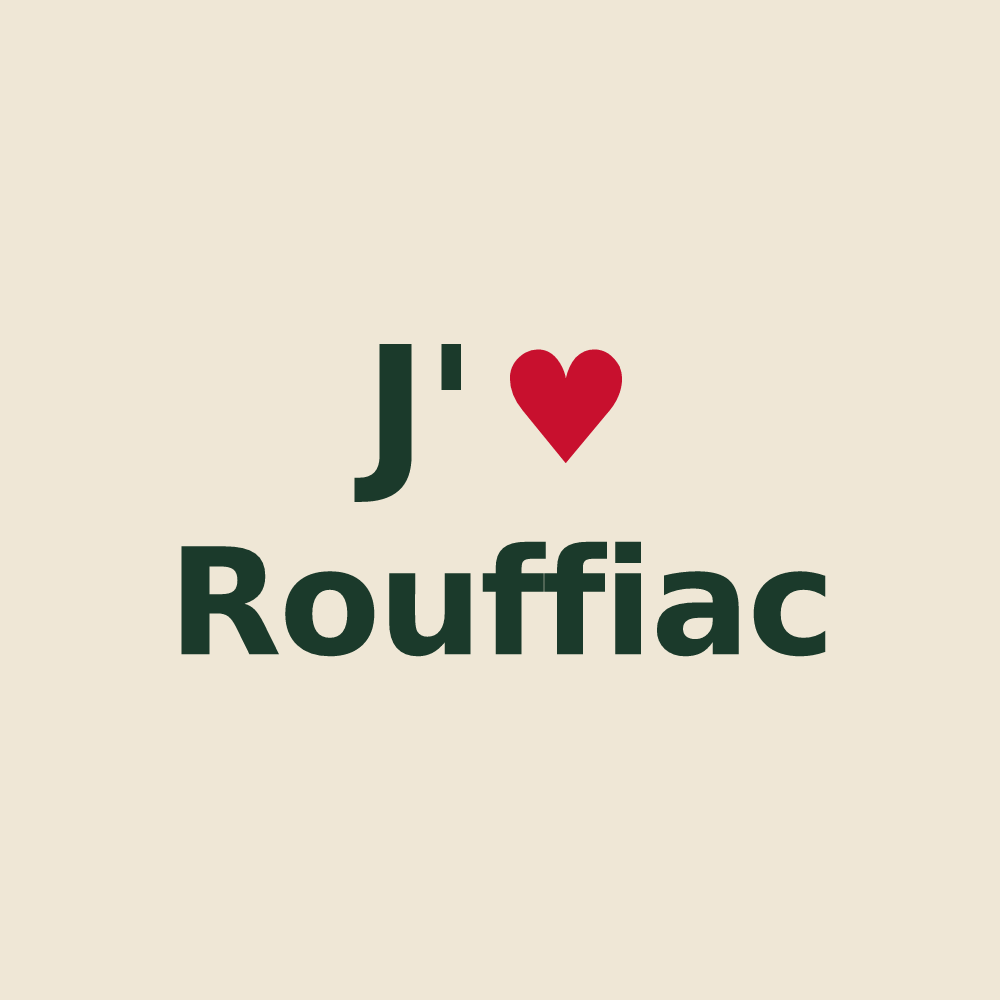 Tote bag personnalisé Rouffiac — design J'aime Rouffiac