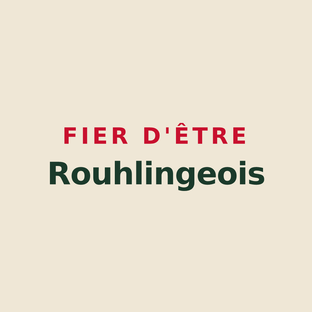 Tote bag « Fier d'être Rouhlingeois » — design pour Rouhling