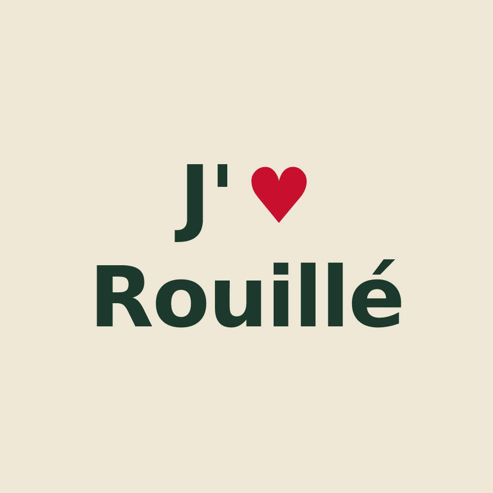Tote bag personnalisé Rouillé — design J'aime Rouillé