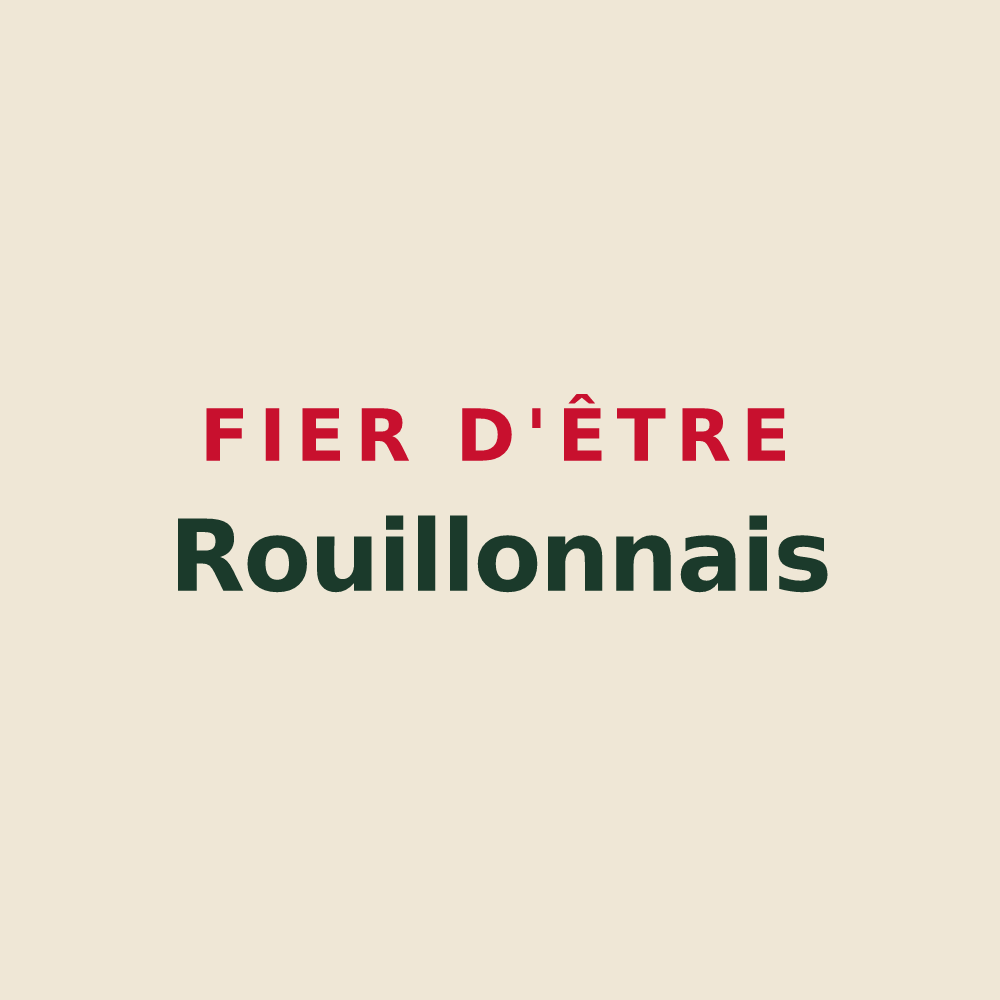 Tote bag « Fier d'être Rouillonnais » — design pour Rouillon