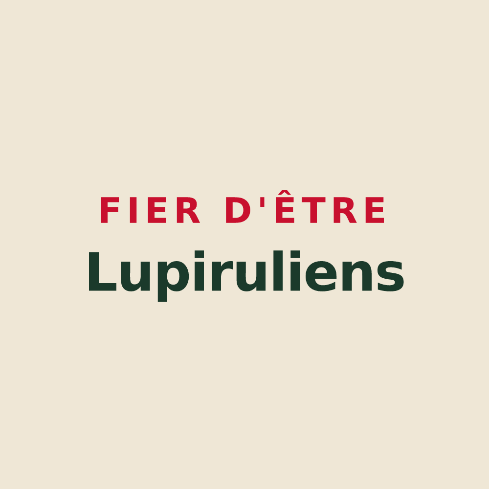 Tote bag « Fier d'être Lupiruliens » — design pour Rouilly-Saint-Loup
