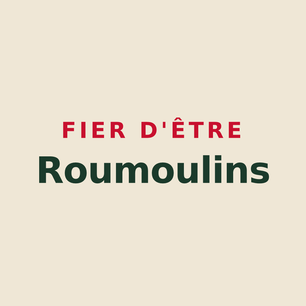 Tote bag « Fier d'être Roumoulins » — design pour Roumoules